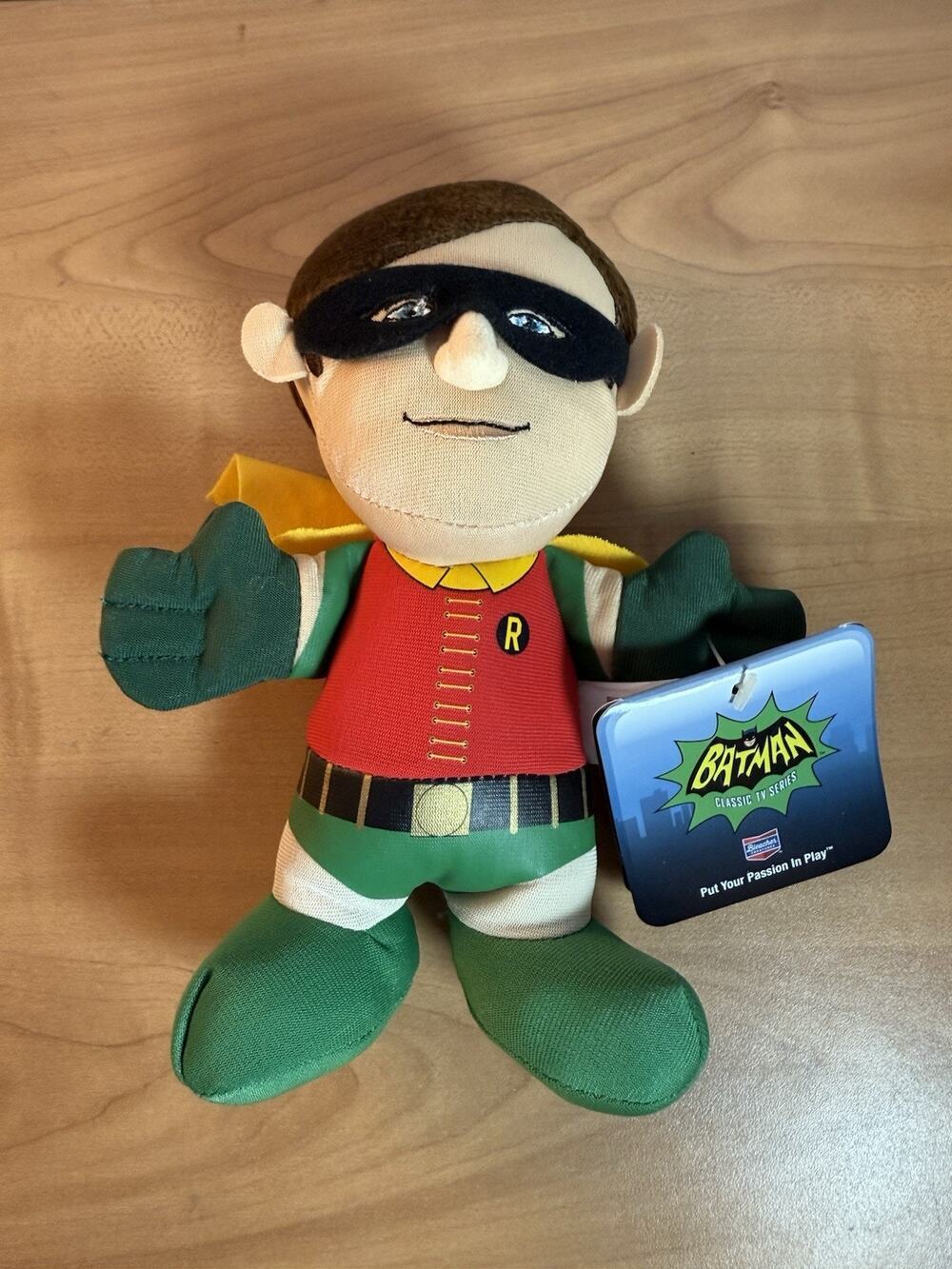 Batman Classic TV Series 7" Robin Plush Figure Plushie NWT Bleacher Creature